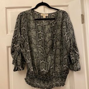 Michael Kors smocked top